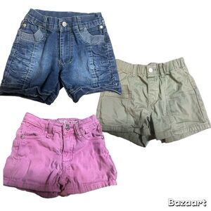 Sz 6 Girls Jean Shorts Bundle Limited Too , Trendy Girl, Thereabouts